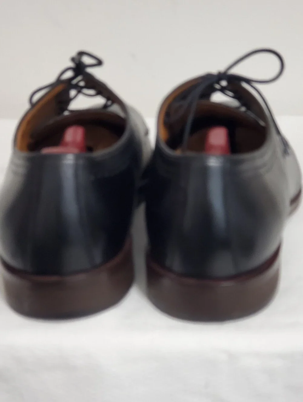 Johnston & Murphy Black Wingtip Lace Up Oxfords Size 13